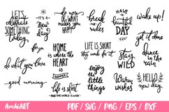 Inspirational Quotes Bundle, Motivational Quotes SVG, cricut Product Image 1