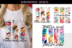 Summer Flower Design| Positive Quotes T Shirt|Motivational Product Image 1