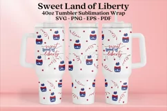 quotes 4th of july 40oz quencher tumbler sublimation full wrap SVG high resolution transparent background