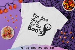I'm Just Here for The Boo's SVG File Product Image 1