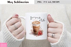 Motivational Quotes|Love Yourself |Mug Sublimation Product Image 1