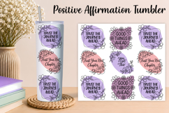 Inspirational Quote Tumbler Wrap Design Product Image 1