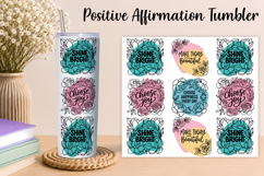 Wellness Affirmation Tumbler Wrap Product Image 1