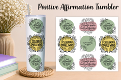 Printable Positive Quote Tumbler Wrap Product Image 1