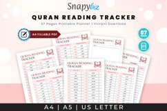 Printable Quran Reading Tracker Product Image 1