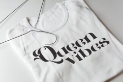 Queen Vibes SVG Design Product Image 1