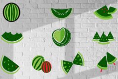 Watemelon vector, Watemelon silhouette svg, Watemelon cricut Product Image 2