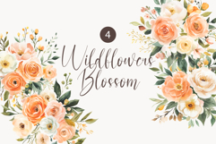 Watercolor Wild Flowers Bouquets - Watercolor Floral Product Image 1