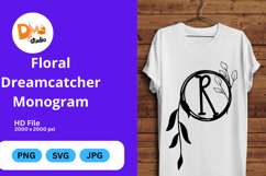Floral Dreamcatcher Monogram - Boho Inspired Letter Frames Product Image 1