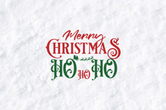 Merry Christmas Ho Ho Ho Holiday Shirt Design Product Image 3