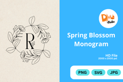Spring Blossom Monogram Product Image 1
