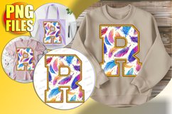 R Doodle Letter Valentine Whimsical Playful Charm! Product Image 1