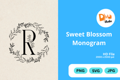 Sweet Blossom Monogram Product Image 1