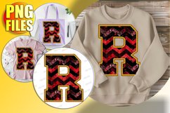 R Doodle Letter Style Icon Festive Christmas Spirit! Product Image 1