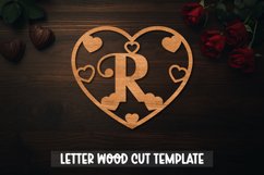 Valentine Laser Cut Alphabet letter Product Image 19