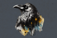 Raven Sublimation design PNG Product Image 2