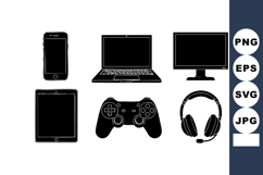 Electronic Devices Laptop Tablet Smartphone Vector Product Image 1