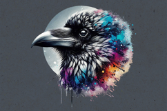 Raven Sublimation design PNG Product Image 2