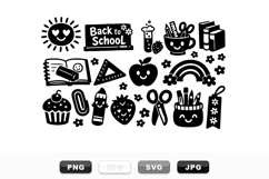 Back To School Cute Icon Set For Classroom Decor Product Image 1