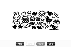 Easter Bunny And Spring Animal SVG Bundle Product Image 1