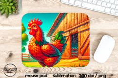 Rooster sublimation, Mouse pad design Product Image 1