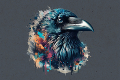 Raven Sublimation design PNG Product Image 2