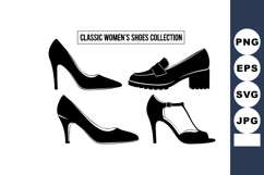 Classic women’s shoes collection with high heels and loafers Product Image 1