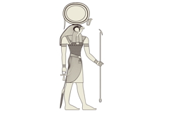 Ra.Egyptian ancient symbol. Culture.Design element. Product Image 2