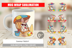 Mug Wrap Summer Rabbit Product Image 1