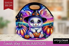 Rabbit Halloween Lunch Bag Cute Animal Lunch Bug PNG Product Image 1