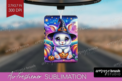 Rabbit Halloween Air Freshener PNG Cute Animal PNG Product Image 1