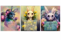 Calendar 2023 Printable | Year of Rabbit 2023 Calendar Product Image 7