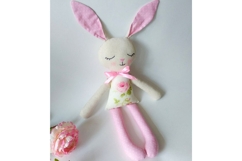 Bunny Rabbit doll PDF sewing pattern Product Image 3