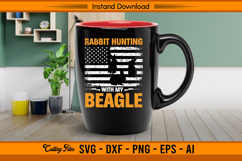 Rabbit Hunting Beagle SVG Funny Dog Lover Design Product Image 3