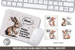 Mouse Pad Rabbit Mood Product Image 1
