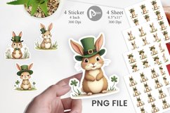 Rabbit St. Patrick Sticker Product Image 1