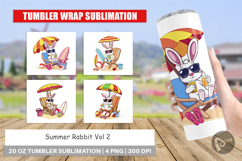 Tumbler Summer Rabbit Product Image 1