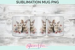 Rabbits Sublimation Mug Product Image 1