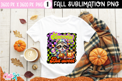 Raccon Halloween Sublimation PNG