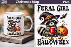 Raccoon Halloween Mug | Halloween Sarcastic Coffee Mug Product Image 1