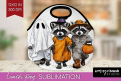 Raccoon Halloween Lunch Bag Spooky Season Lunch Bug PNG Product Image 1