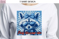 Vintage Raccoon|Funny Quotes T Shirt Product Image 1