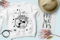 Cute raccoon Happy Baby Animal SVG, EPS Png Product Image 1