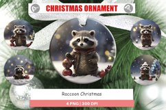 Christmas Ornaments Raccoon Product Image 1