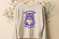 Romantic Raccoon Bundle SVG PNG | 20 Cute &amp; Funny Quotes Product Image 10