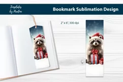 Christmas Bookmark sublimation design