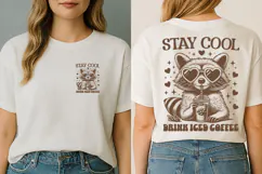 Raccoon Shirt SVG, Coffee Lover Shirt, Iced Coffee SVG, Funny Raccoon Design, Summer Coffee Shirt, Cute Animal Shirt, Raccoon T-shirt SVG, Coffee Drink Shirt, Animal Lover T-shirt, DIY Coffee Shirt, Cricut Shirt Design, Coffee Lover SVG, T-shirt Design   