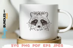 Raccoon SVG For Mug