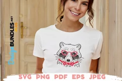 Raccoon SVG For T-Shirt