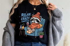 Raccoon Winter PNG, Funny Raccoon PNG Product Image 4